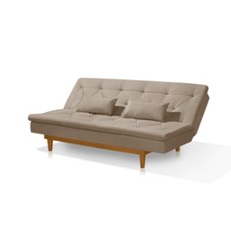 Sofá Cama 3 Lugares em Suede Tokio Yescasa - 6