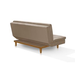 Sofá Cama 3 Lugares em Suede Tokio Yescasa - 7
