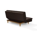 Ver imagem 7 de Sofá Cama 3 Lugares em Suede Tokio Yescasa Marrom