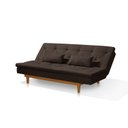 Ver imagem 6 de Sofá Cama 3 Lugares em Suede Tokio Yescasa