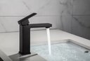 Ver imagem 3 de Monocomando para Lavatorio de Mesa Bica Baixa - Madrid - Black V-83301-59H JIWI