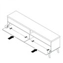 Ver imagem 4 de Rack para TV até 72 Polegadas Munique Yescasa
