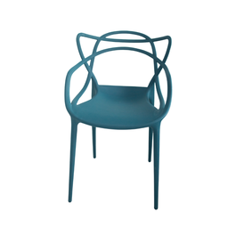 Cadeira Allegra Masters Jantar Cozinha Empilhável Turquesa - 1 Cadeira Allegra Masters Jantar Cozinha Empilhável Turquesa - 1