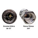 Ver imagem 2 de Kit Engate Rápido Esfera Alta Vazão 3/8 com 4 Peças