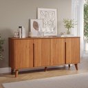 Ver imagem 6 de Buffet Balcao 4 Portas Mdf 163 Cm 22136 Cinamomo Molci