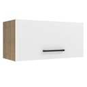 Ver imagem 1 de Armário de Cozinha Aéreo de Cozinha 70 cm 1 Porta Basculante Rustic/Branco Agata Madesa