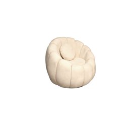 Kit Poltrona com Almofada e Puff Concha Fixo Boucle - Estopar - 3