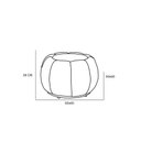 Ver imagem 6 de Kit Poltrona com Almofada e Puff Concha Fixo Boucle - Estopar