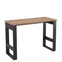 Ver imagem 4 de Escrivaninha Mesa Escritório 100% MDF 115cm Industrial Preto e Solanum
