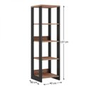 Ver imagem 4 de Estante Torre Industrial 137CMX40CM Preto/Solanum