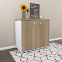 Ver imagem 2 de Armário para Escritório Baixo 2 Portas com Chave