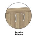 Ver mais imagens de Armário para Escritório Baixo 2 Portas com Chave