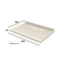 Ver imagem 3 de Tampo para Balcão Emily 80cm Cinza/Calcare