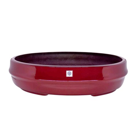 Vaso Bacia Osaka Vermelho Lira M 11,5x44X36 cm - D’Rossi
