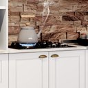Ver imagem 5 de Tampo para Cooktop com Recorte para Cozinha 100% MDF Cinza 80cm Emily Espresso Móveis Calcare