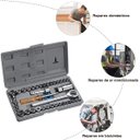 Ver imagem 2 de Jogo de Chave Soquete Lorben com Catraca Reversível 40 Peças Estojo Organizador