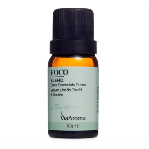 BLEND OLEOS ESSENCIAIS PUROS 10ML FOCO VIA AROMA
