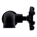 Ver imagem 2 de Torneira de Parede Cozinha e Lavatório Volante Redondo Living 1/2" Black Fosco (1199 Bk-700)
