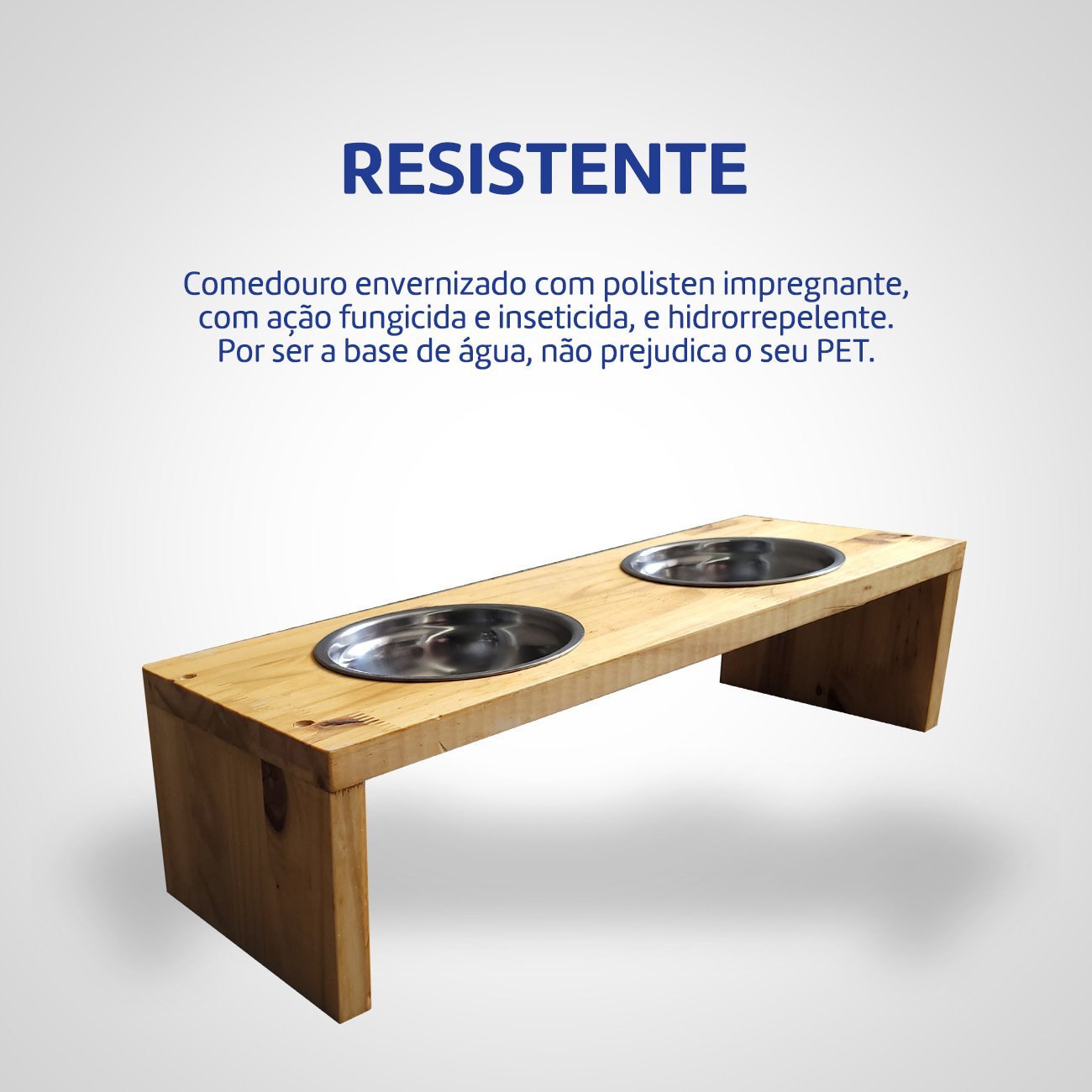 Comedouro Pet Bebedouro Cachorro Gato Elevado 2 Pote Inox P ...