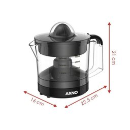 Espremedor De Frutas Arno Suco Express 0,75l 40w Preto 110v - 10
