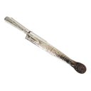 Ver imagem 2 de Faca Gaúcha Churrasco Inox 6 Bainha e Cabo Imita Prateada