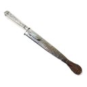 Ver imagem 6 de Faca Gaúcha Churrasco Inox 6 Bainha e Cabo Imita Prateada