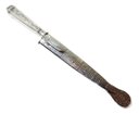 Ver imagem 6 de Faca Gaúcha Churrasco Inox 6 Bainha e Cabo Imita Prateada