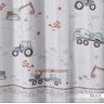 Cortina Quarto Infantil Caminhão Truck 2,60X1,70M 100% Black - 3