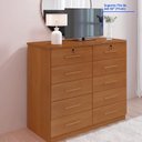 Ver mais imagens de Cômoda 10 Gavetas 135x116cm Ryad