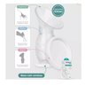Bomba Manual Cajovil Coletor de Leite Materno em Silicone Branco - 2