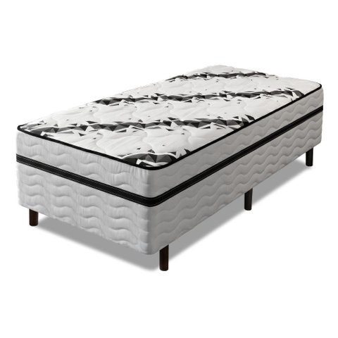 Cama Box Conjugada Solteiro Ortopédica Sleep Prime 88x188x49cm