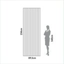 Ver imagem 2 de Painel Decorativo Ripado Desing Moderno MDF 90cm Móvel na Caixa