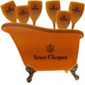 Banheira Champanheira Veuve Clicquot + 6 Taças Champanhe - 1