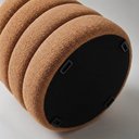 Ver imagem 6 de Puff Decorativo Redondo Mid Bouclé Terracota - Nexta Casa