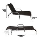 Ver imagem 3 de Kit 2 Espreguiçadeiras Esteira Em Alumínio Havaí