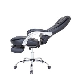Cadeira de Escritório Big Boss Presidente Giratória com Apoio para Os Pés Preto - 3