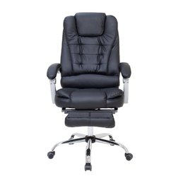 Cadeira de Escritório Big Boss Presidente Giratória com Apoio para Os Pés Preto - 6