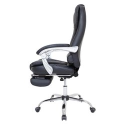 Cadeira de Escritório Big Boss Presidente Giratória com Apoio para Os Pés Preto - 4