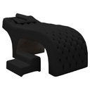 Ver imagem 1 de Maca Salão de Beleza para Esteticista Charme e Puff Escada Estofada 190x80cm Suede - Desk Design Pre