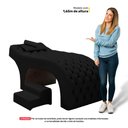 Ver imagem 6 de Maca Salão de Beleza para Esteticista Charme e Puff Escada Estofada 190x80cm Suede - Desk Design Pre