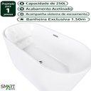 Ver mais imagens de Banheira Imersao Freestanding Venezza 1.50m