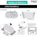 Ver imagem 6 de Banheira Imersao Freestanding Venezza 1.50m