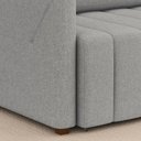 Ver imagem 5 de Sofá Retrátil Cama Alice 2,20m - 3 Lug. Encosto Deslizante Larbelle Móveis - Veludo