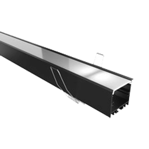 Perfil Emb Largo Pt C/dif Bc P/fita Led C/larg até 30mm Tam 2m
