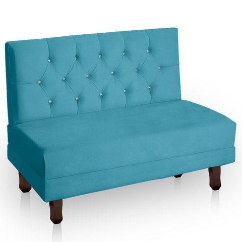 Canto Italy Confortável para Apartamento Cozinha e Restaurantes Suede Azul Safira