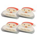 Ver imagem 1 de Kit 4 Pacotes Guardanapo Natal Papai Noel 20 Folhas Duplas 16cm - Magizi