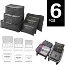Ver imagem 6 de Organizador de Mala Bolsa Kit 6 Peças para Viagens e Bagagem