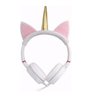 Fone de Ouvido Unicornio com Orelhas Rosa - 1