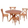 Conjunto de Mesa com 4 Cadeiras X Katrina Renata e Mesa de Jantar de 1,20 Metros Silvia - 1