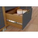 Ver imagem 5 de Balcão de Cozinha Imperatriz 1 Porta e 1 Gaveta C/ Tampo 80cm Freijo/off White - Nesher